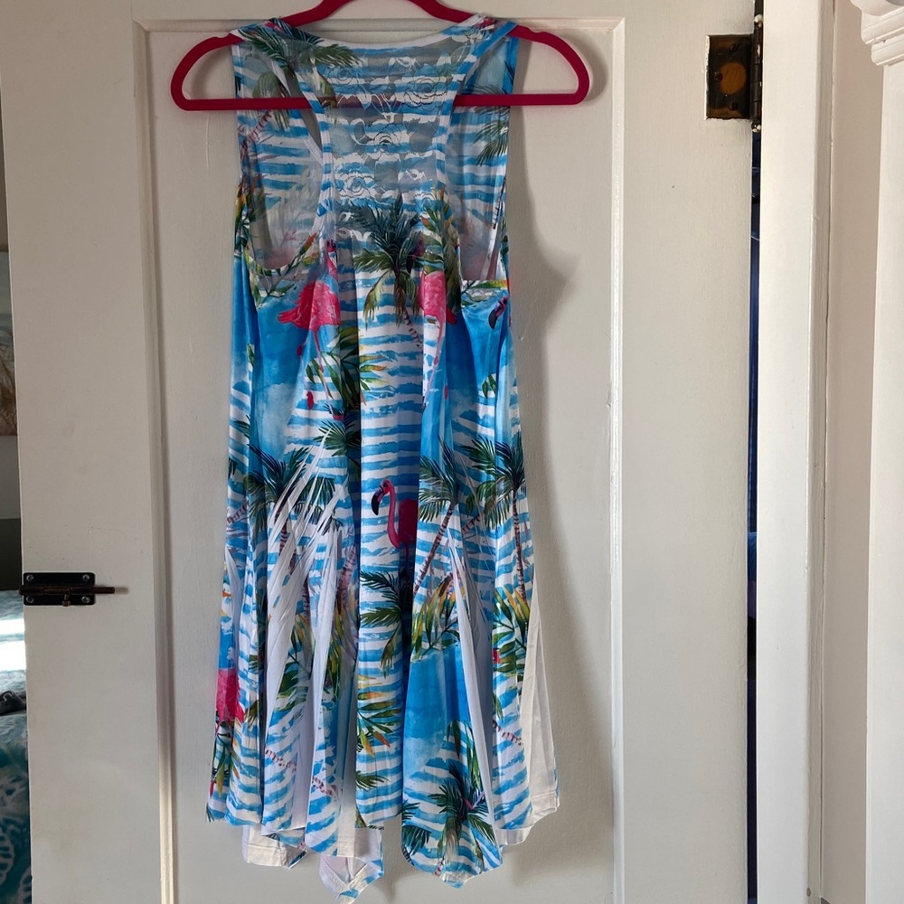 India Boutique Tropical Flamingo Dress - Picture 3 of 8